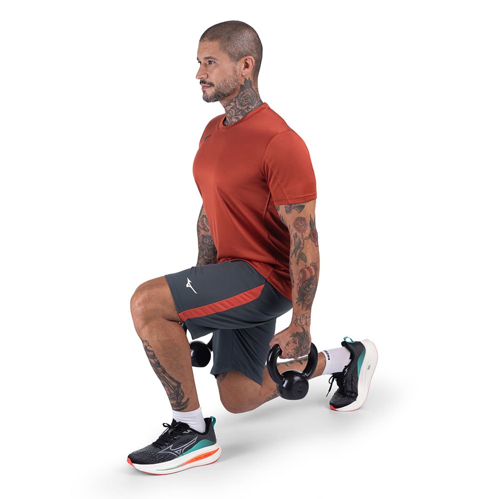 Bermuda de Treino Mizuno Soul Fit Masculina Azul 8