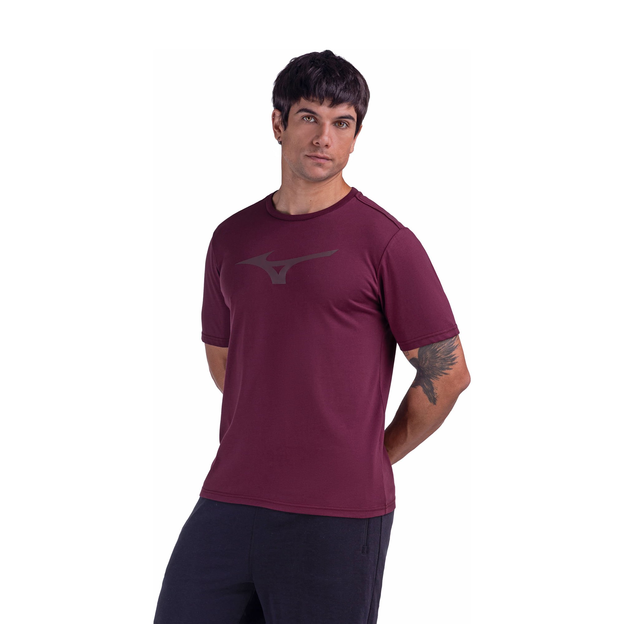 Camiseta Mizuno Basic Big Masculina Vermelho 2