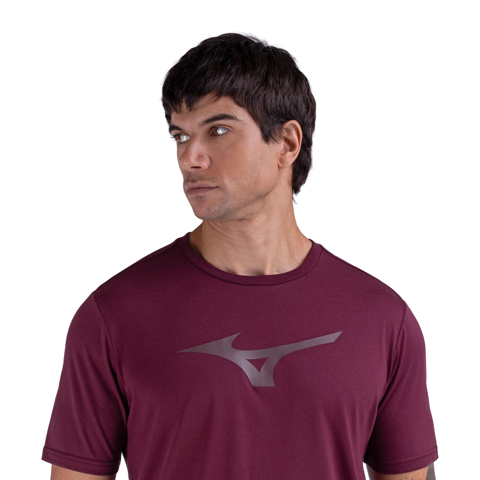 Camiseta Mizuno Basic Big Masculina Vermelho 4