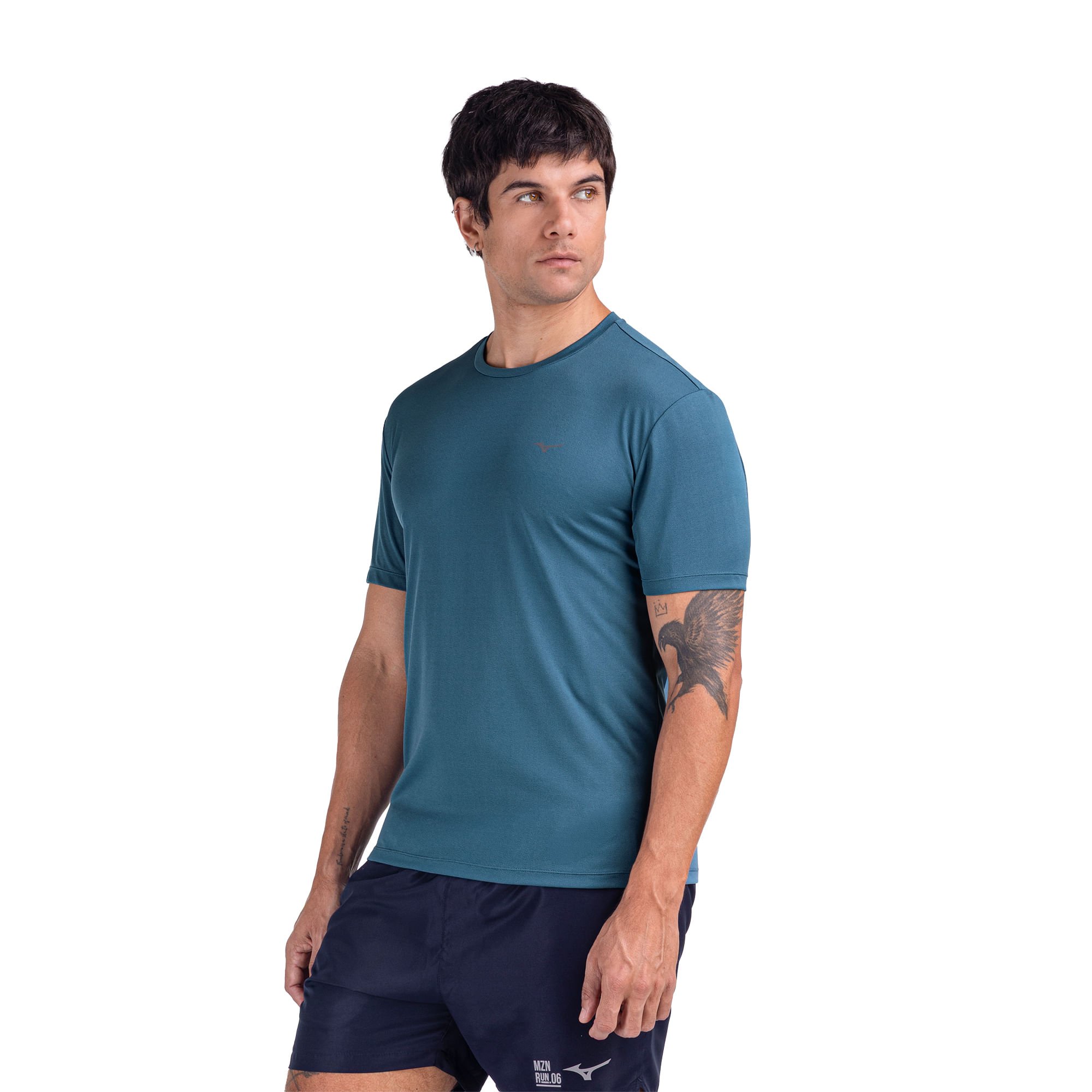 Camiseta de Corrida Mizuno Nirvana Masculina Verde 2