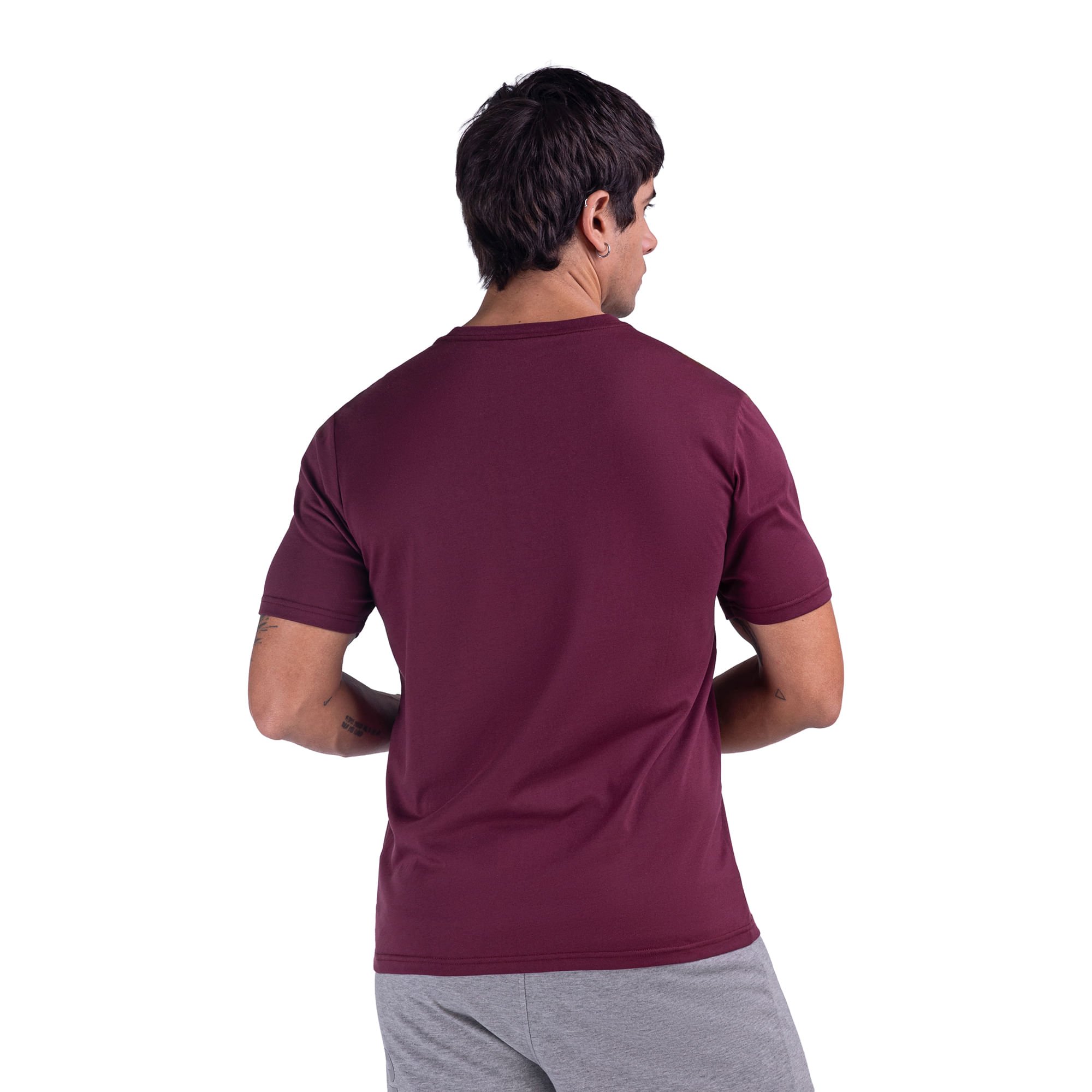 Camiseta Mizuno Big Logo Masculina Vermelho 3