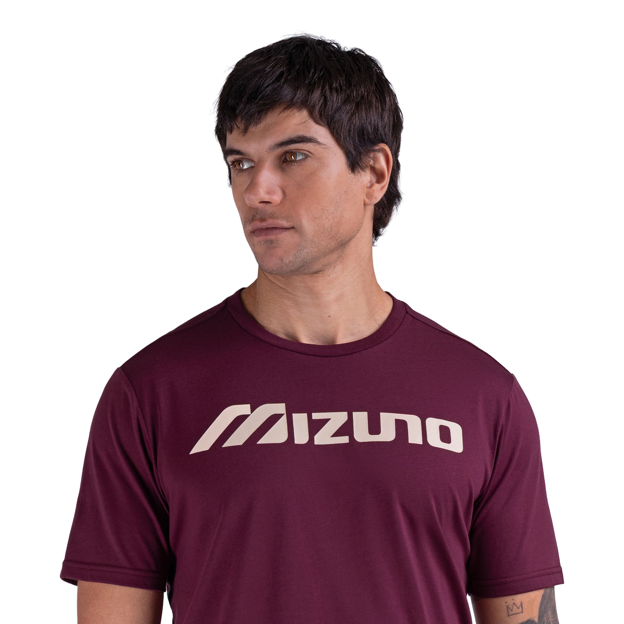 Camiseta Mizuno Big Logo Masculina Vermelho 4