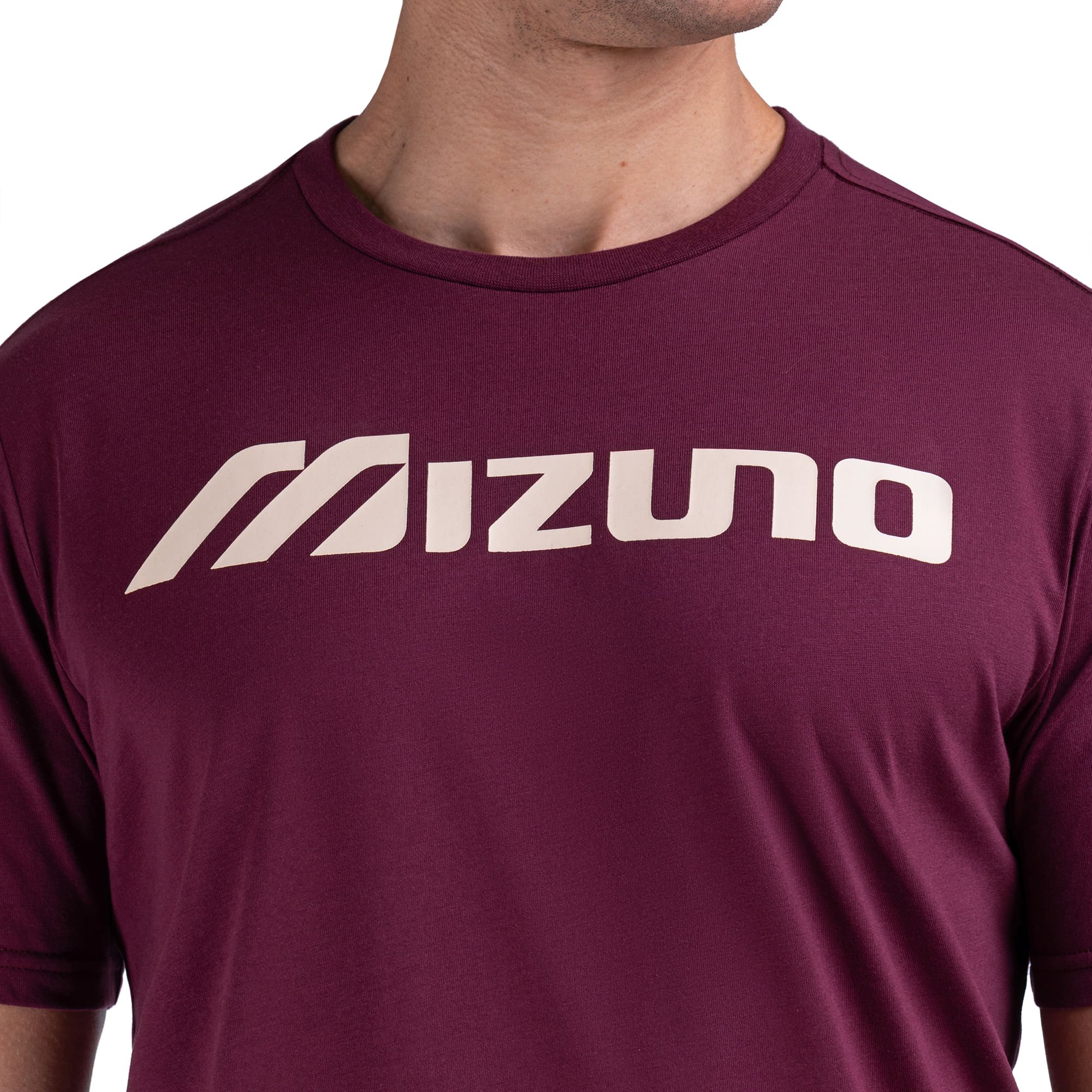 Camiseta Mizuno Big Logo Masculina Vermelho 5