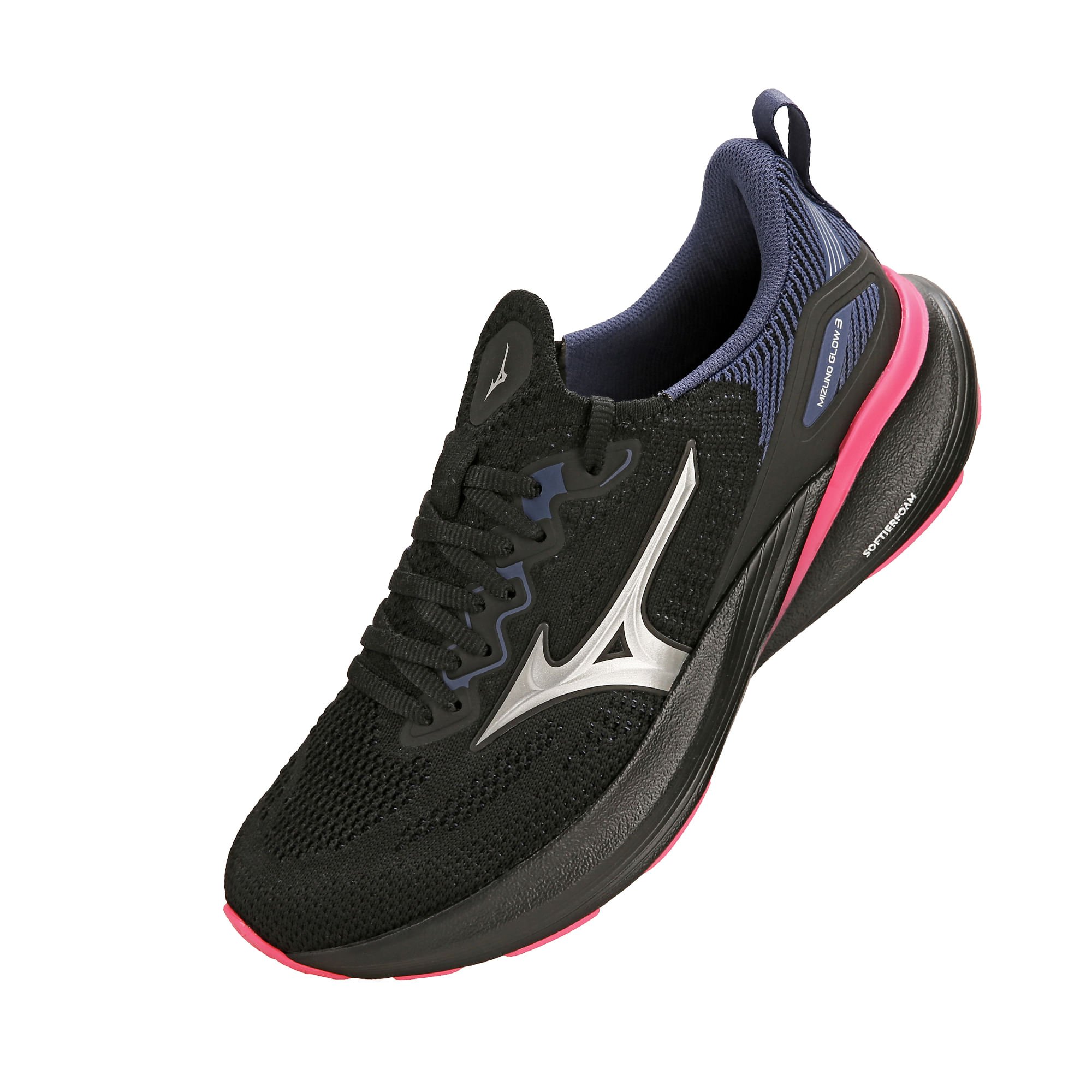 Tênis de Corrida Mizuno Glow 3 Preto 6