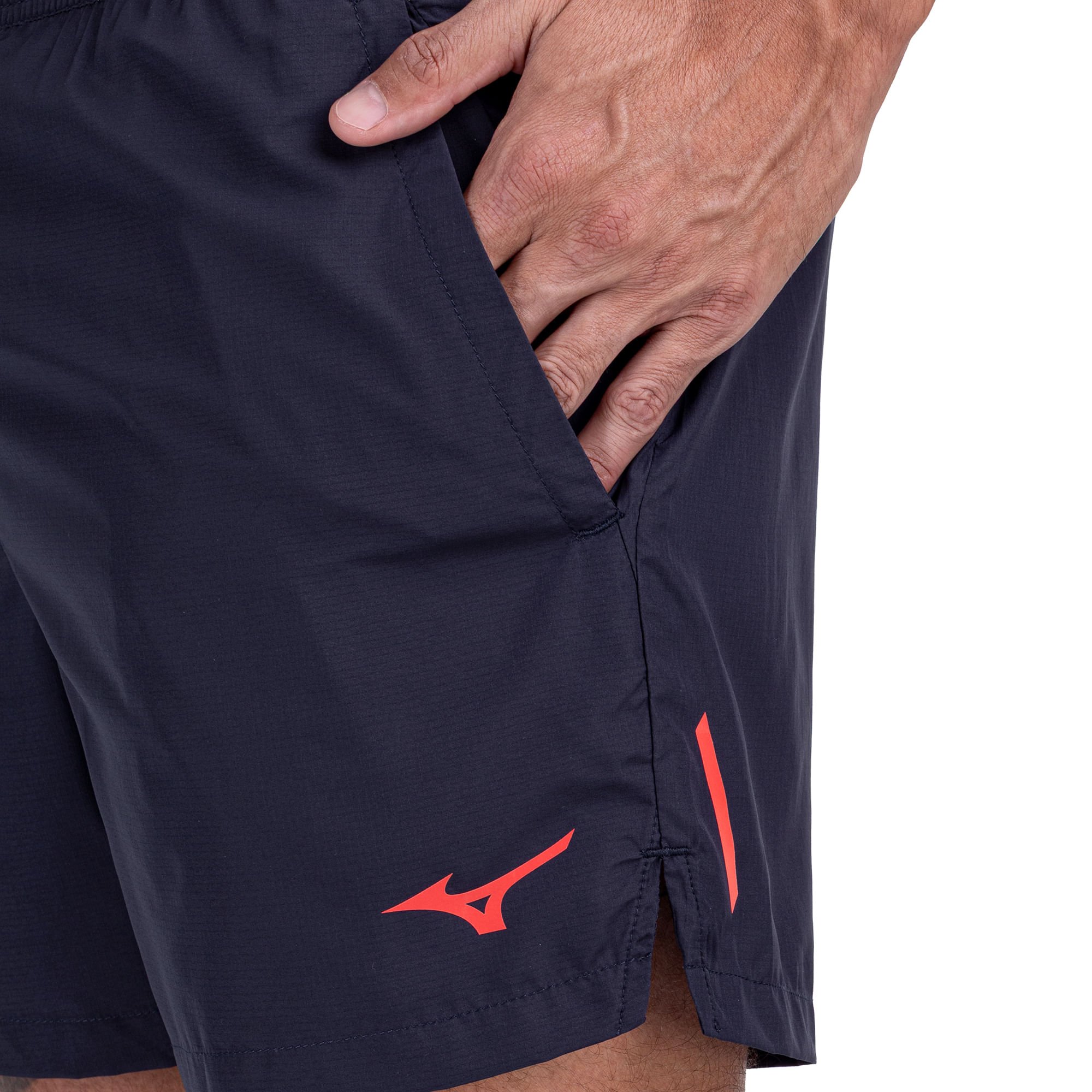 Shorts de Corrida Mizuno High 3 Masculino Azul 4