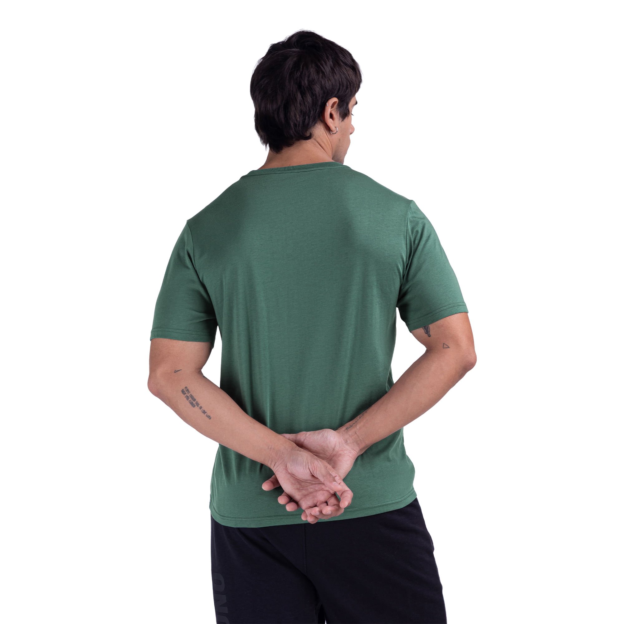Camiseta Mizuno Basic Big Masculina Verde 3