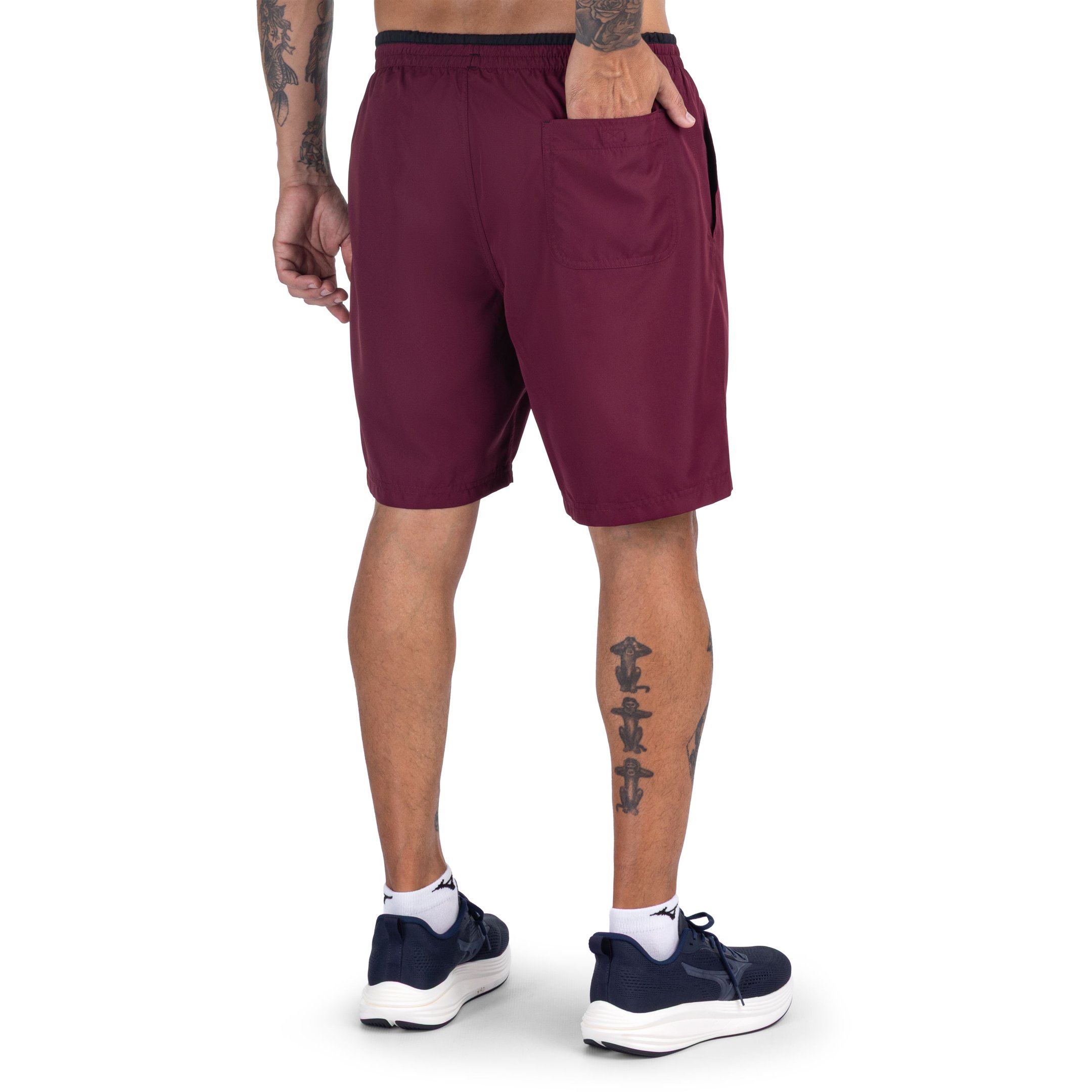 Bermuda de Treino Mizuno Tem Master Masculina Vermelho 3