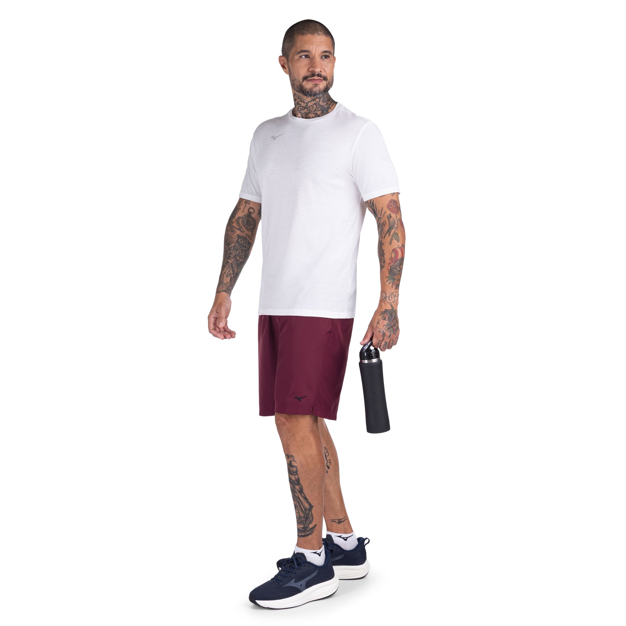 Bermuda de Treino Mizuno Tem Master Masculina Vermelho 5
