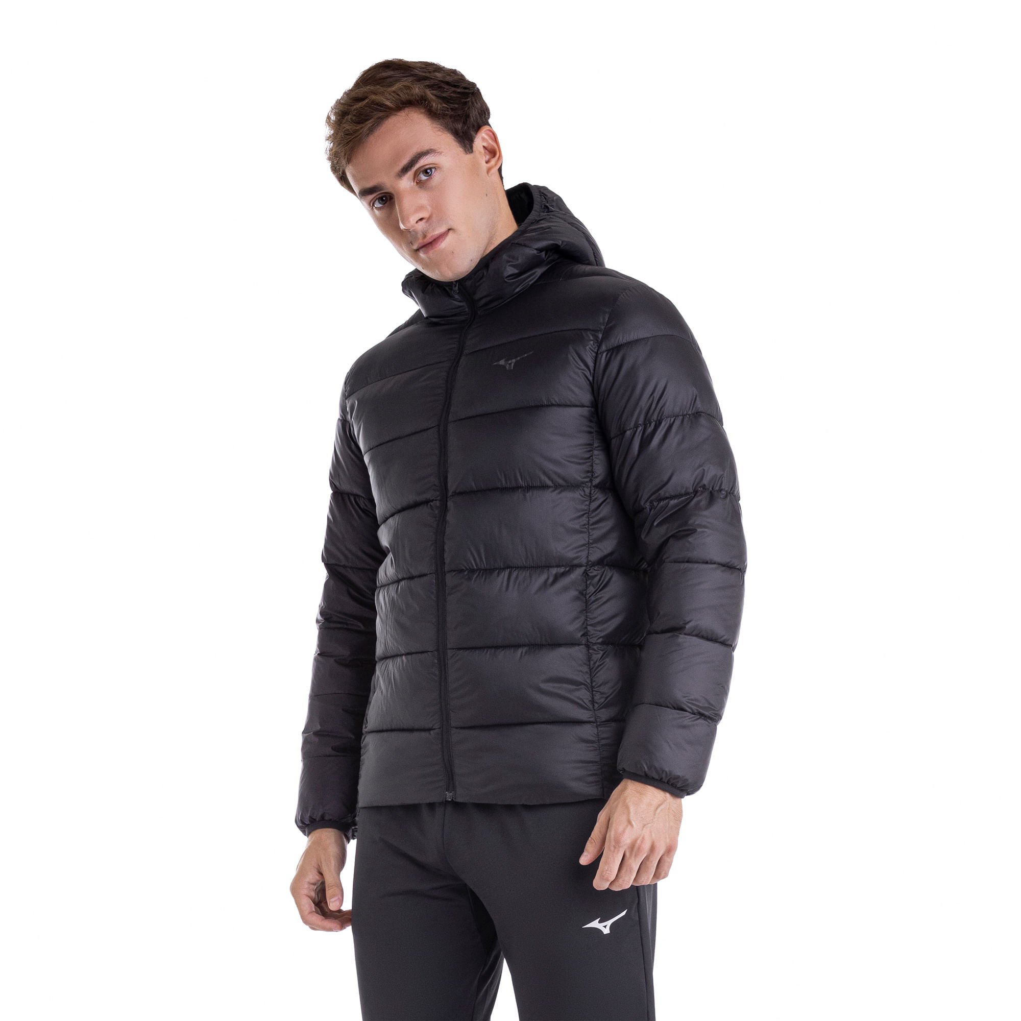 Jaqueta Mizuno Puff II Masculina Preto 3