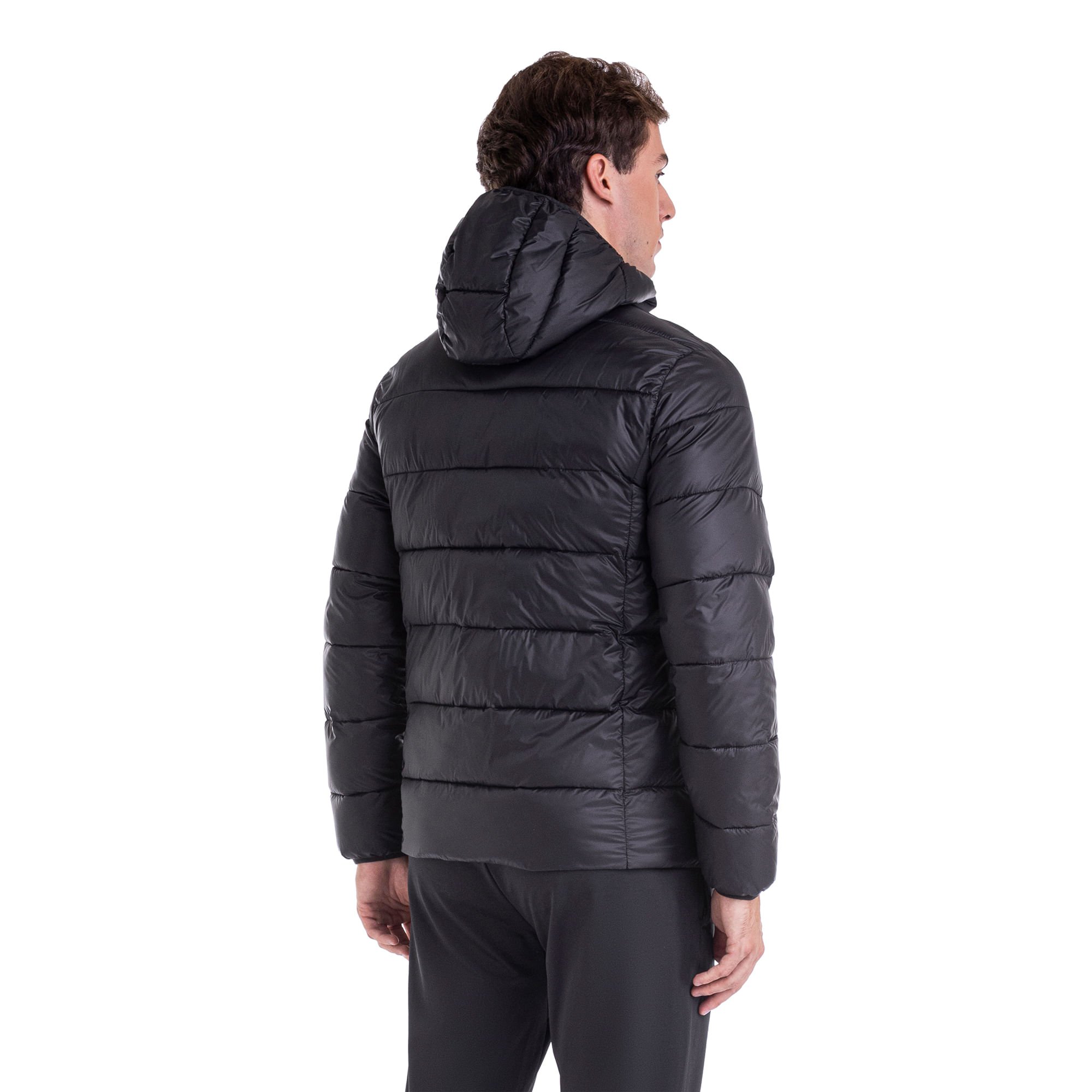 Jaqueta Mizuno Puff II Masculina Preto 4