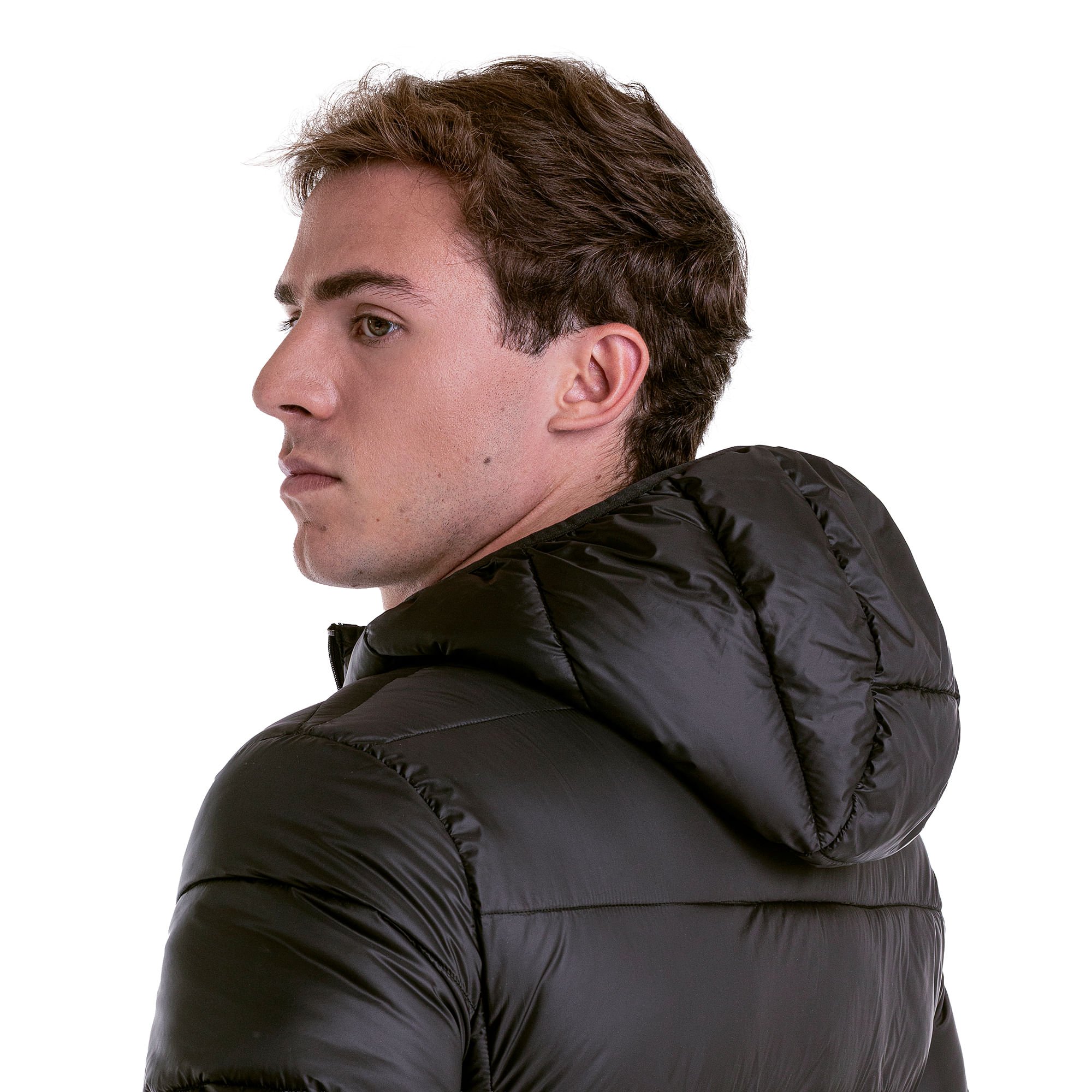 Jaqueta Mizuno Puff II Masculina Preto 8