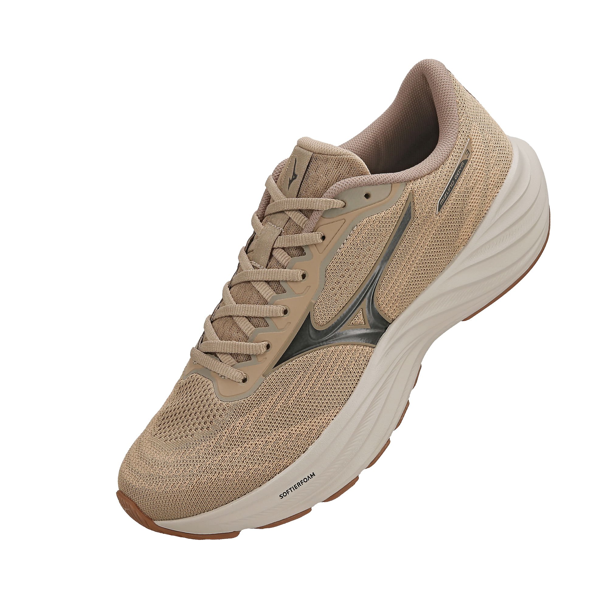 Tênis de Corrida Mizuno Goya 3 Bege 6