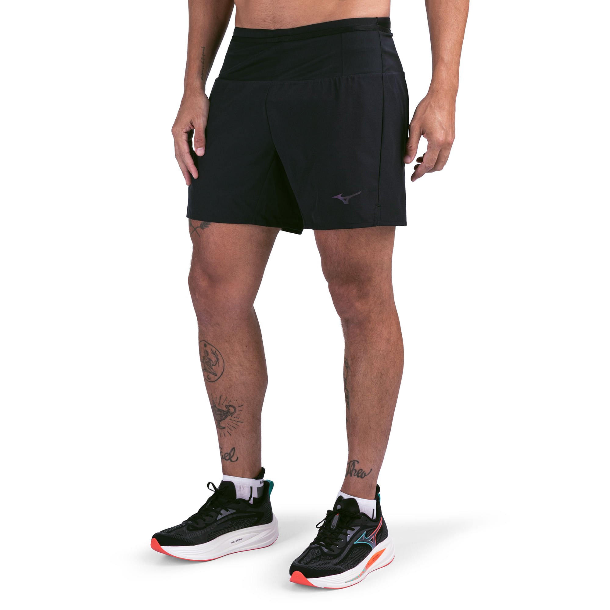 Shorts de Corrida Mizuno Performance 360 Masculino Preto 2
