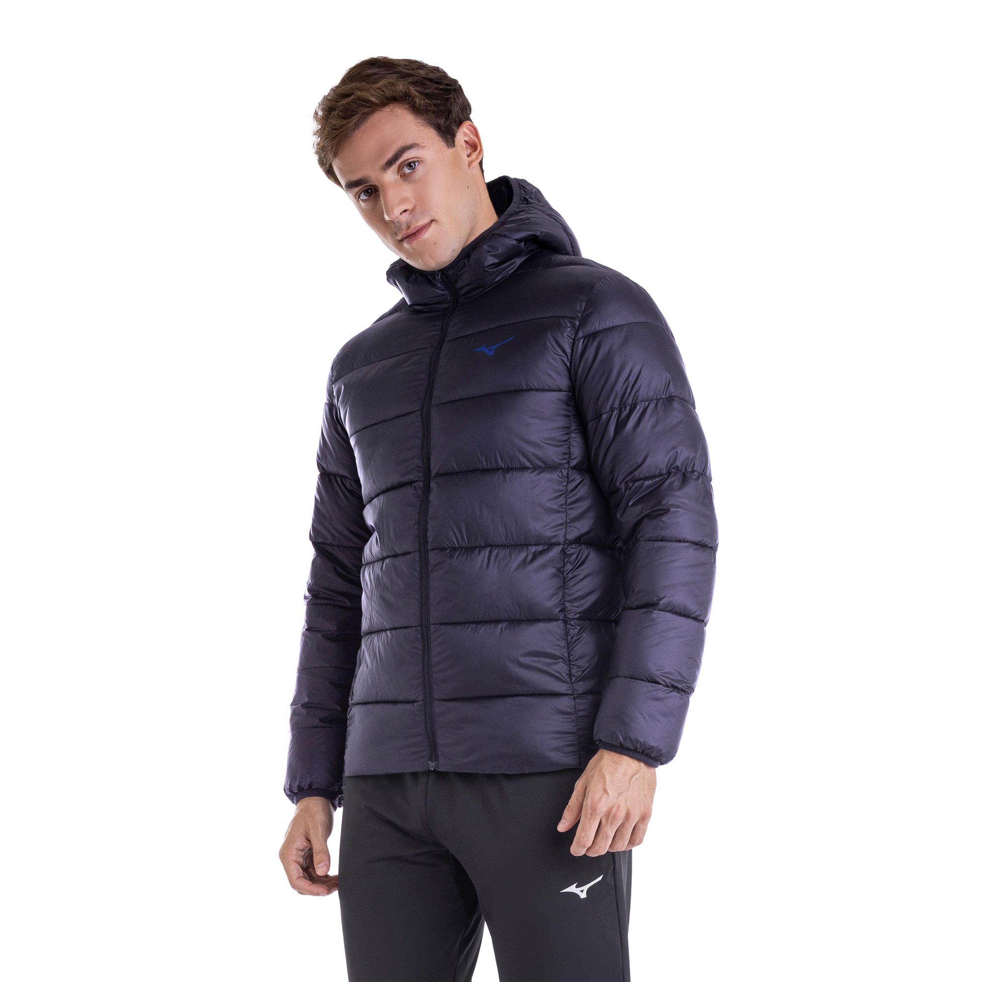 Jaqueta Mizuno Puff II Masculina Azul 2