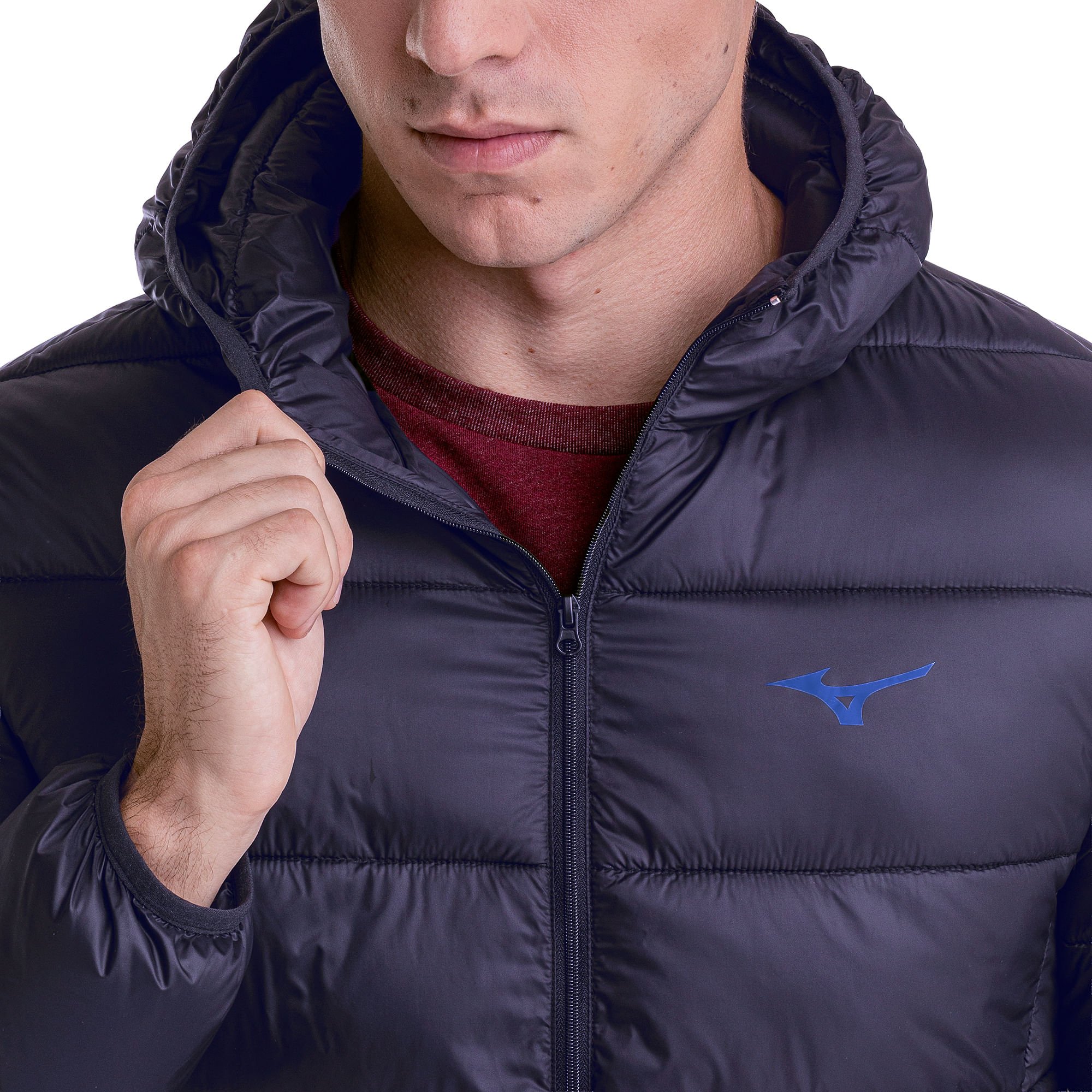 Jaqueta Mizuno Puff II Masculina Azul 4