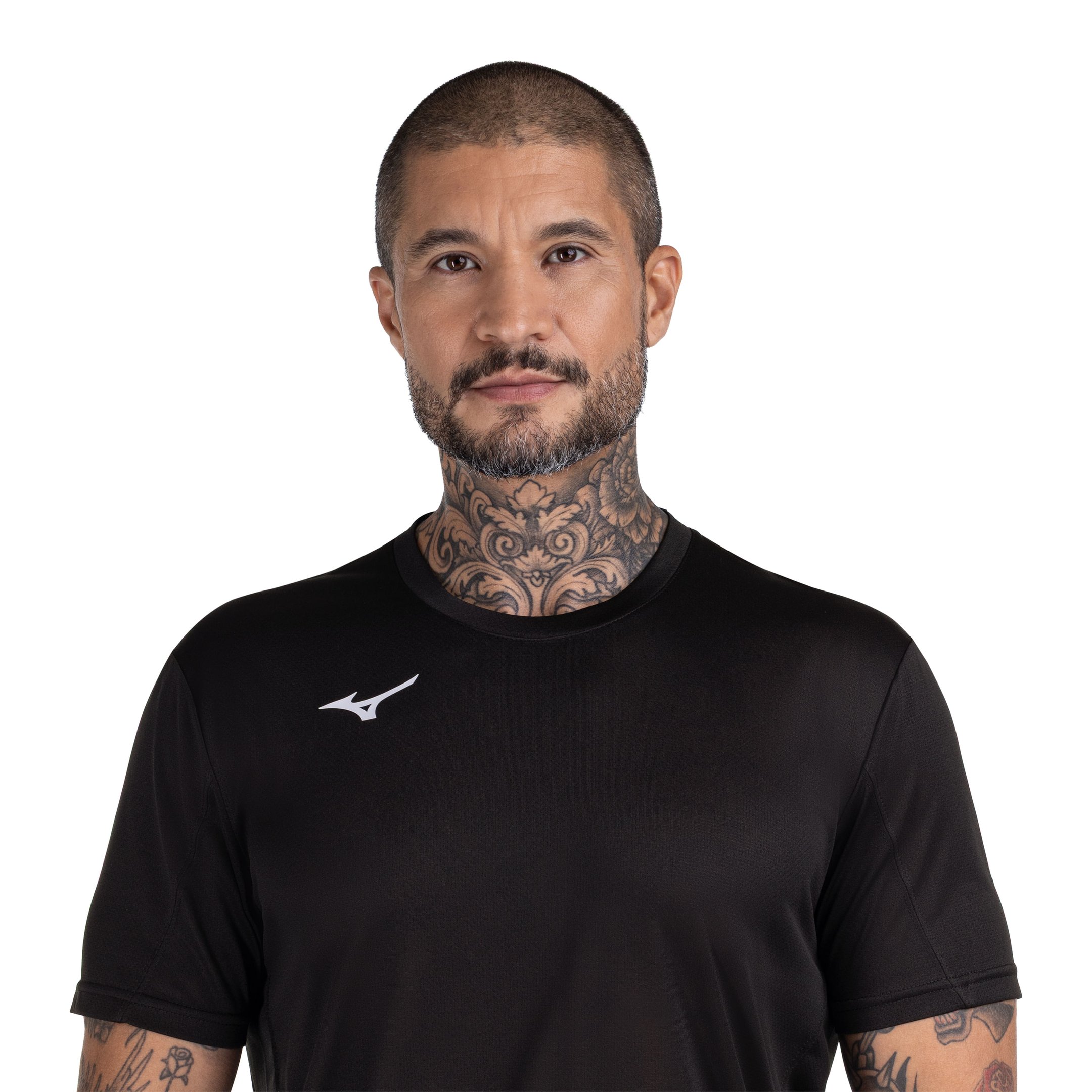 Camiseta de Treino Mizuno Prime Masculina Preto 4