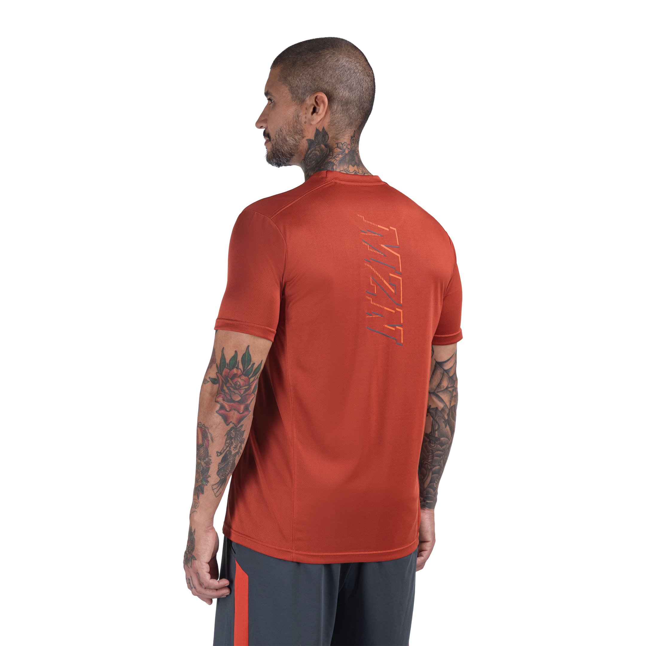 Camiseta de Treino Mizuno Prime Masculina Laranja 3