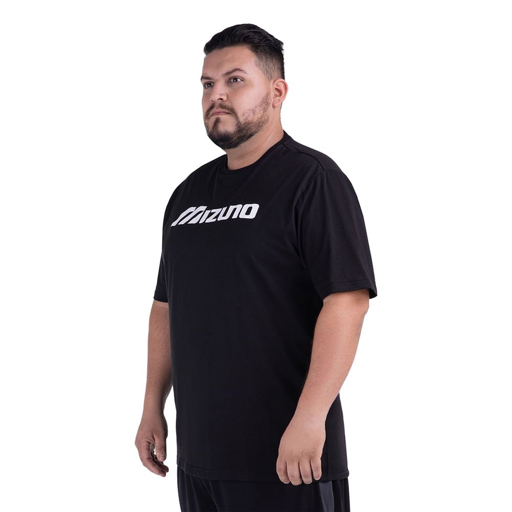 Camiseta Mizuno Big Logo Masculina Preto 2