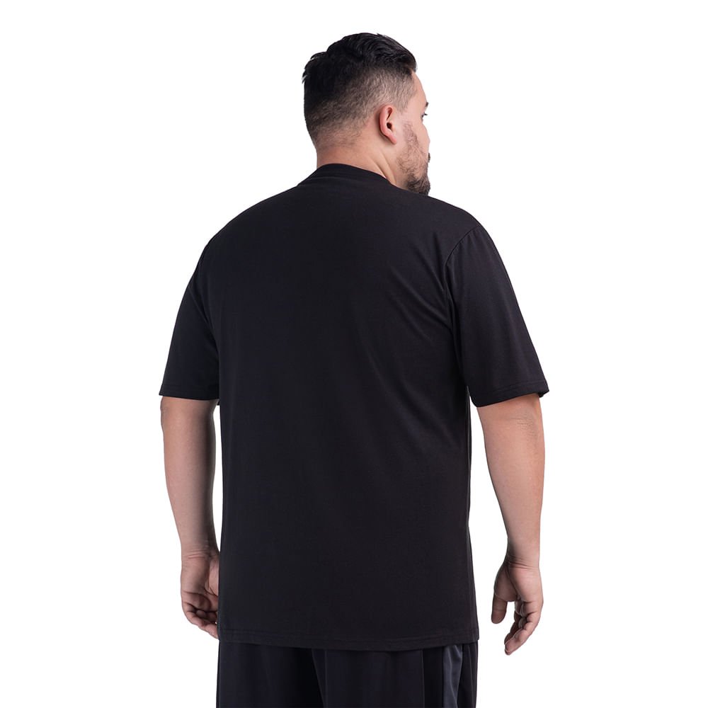 Camiseta Mizuno Big Logo Masculina Preto 3