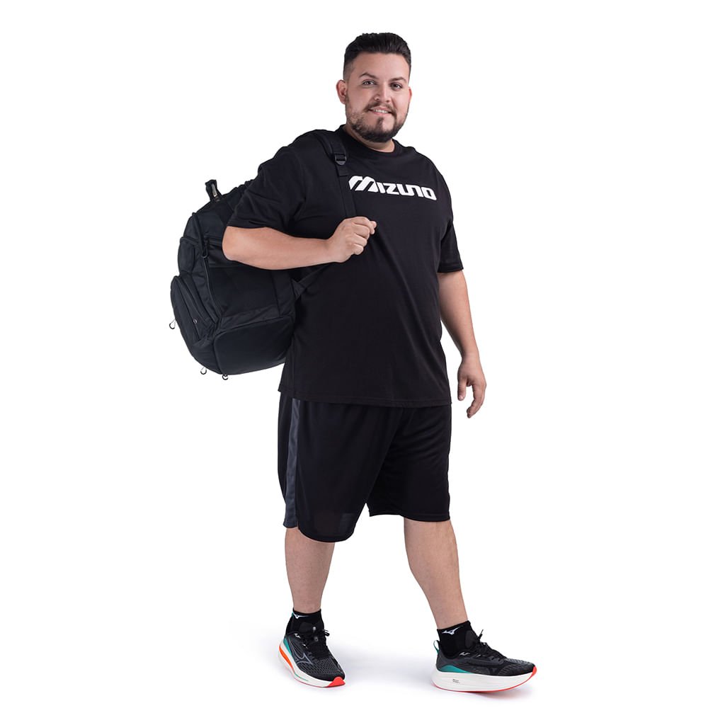 Camiseta Mizuno Big Logo Masculina Preto 5