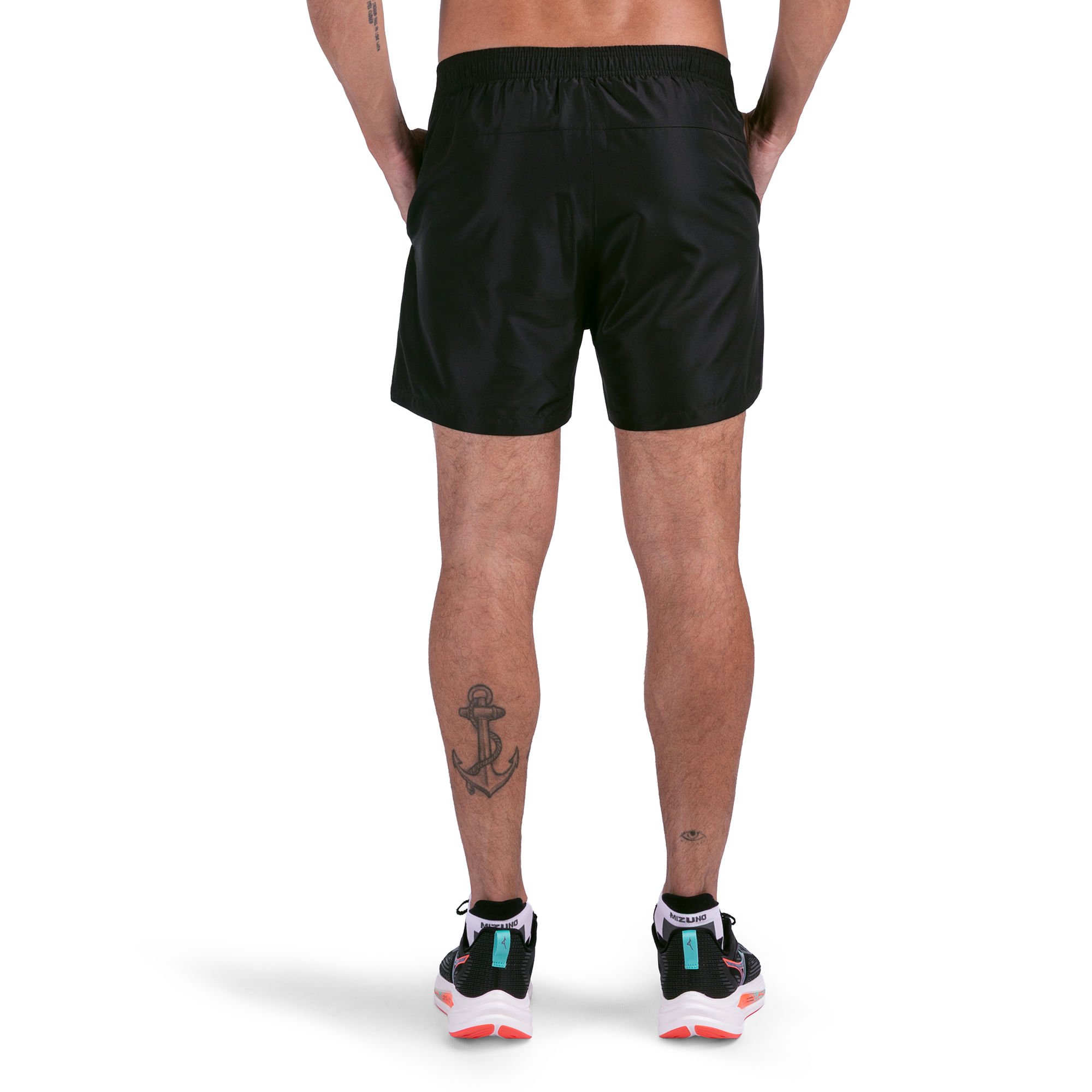 Bermuda de Corrida Mizuno Run Easy 6 Masculina Preto 3