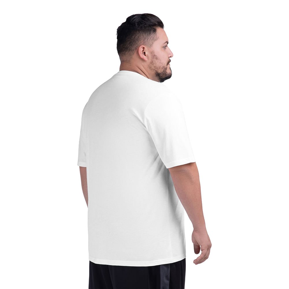 Camiseta Mizuno Big Logo Masculina Branco 3