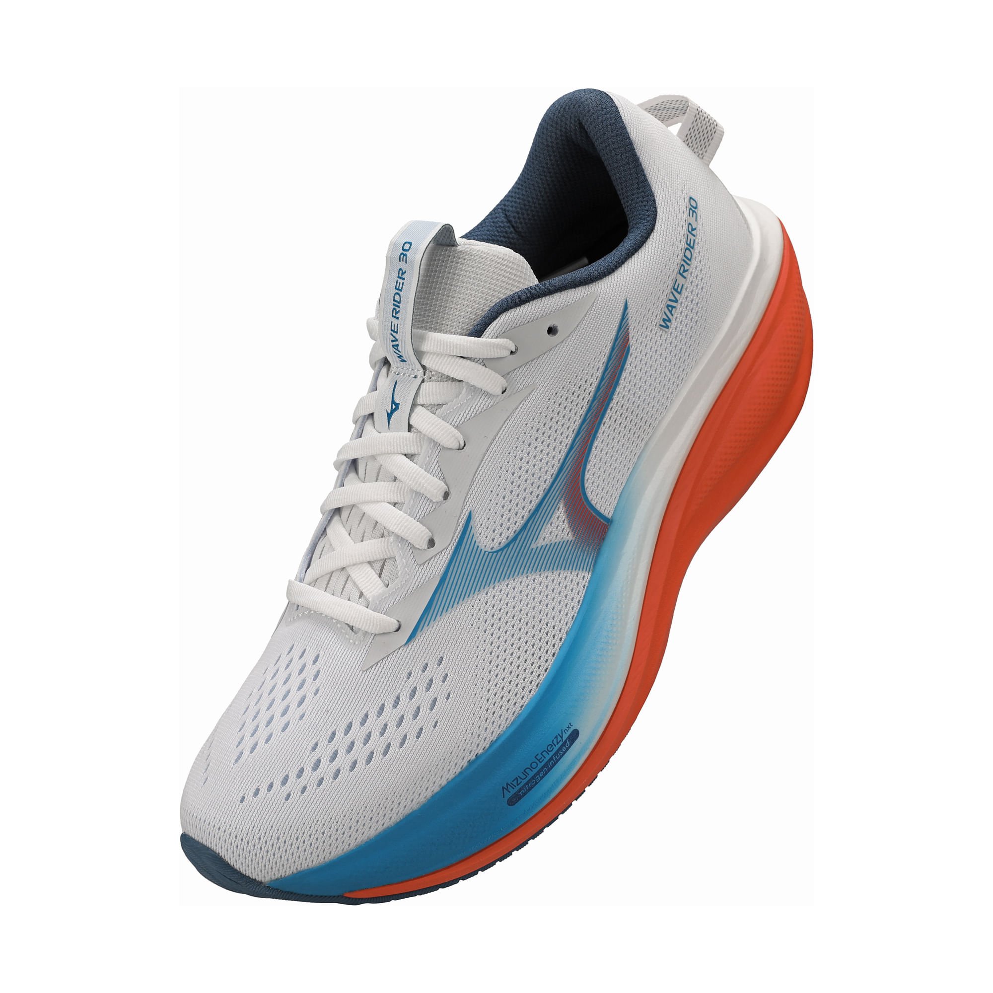 Tênis de Corrida Mizuno Wave Rider 30 Branco 6