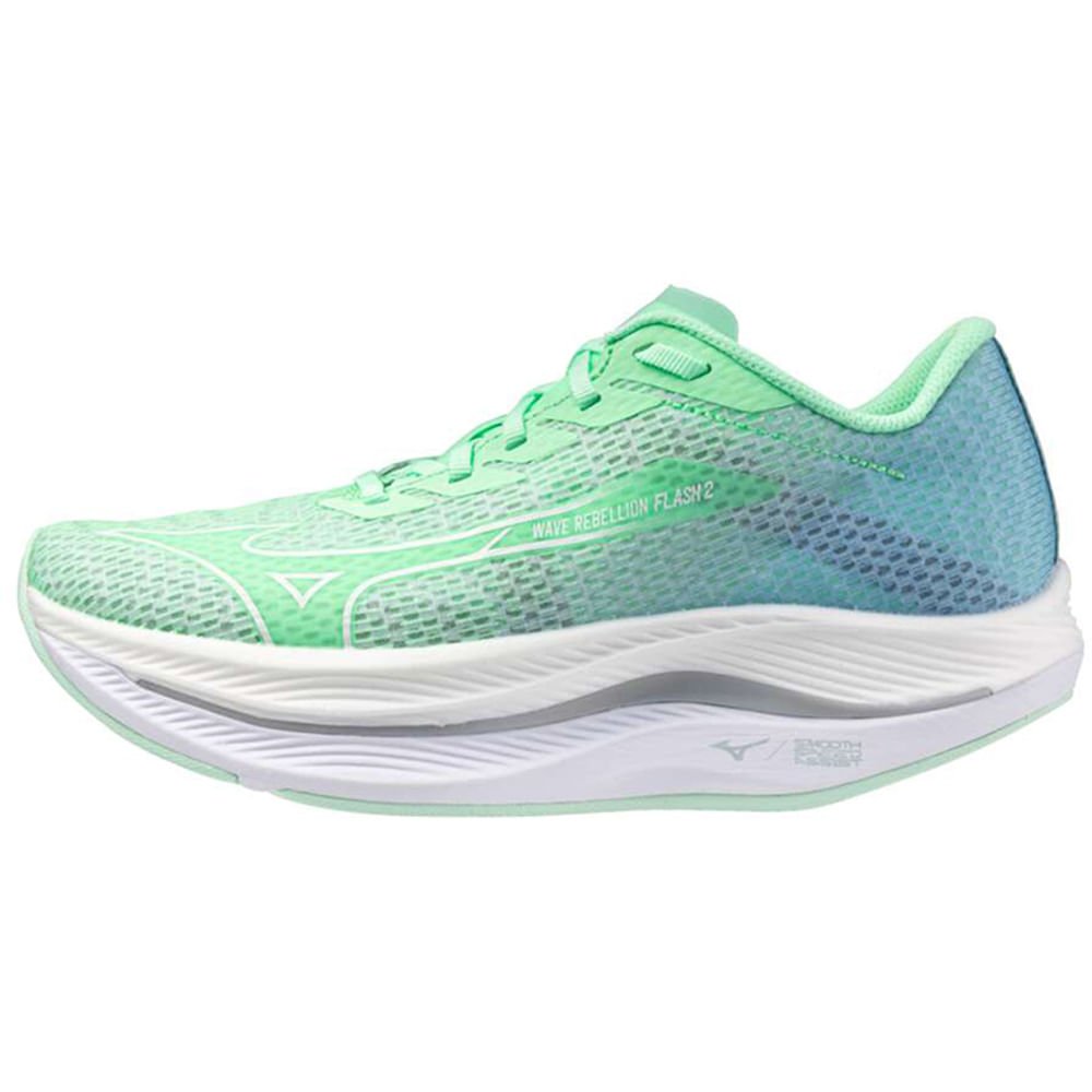 ウォーキング・ランニングウェア Mizuno WAVE REBELLION FLASH 2 WIDE26.5cm Tênis de Corrida Mizuno Wave Rebellion Flash 2 Verde