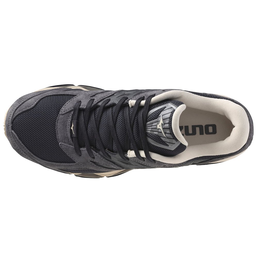 Tênis Casual Mizuno Wave Prophecy LS Suede Cinza 2