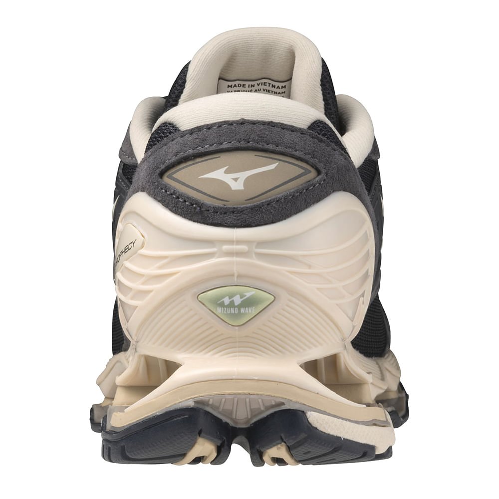 Tênis Casual Mizuno Wave Prophecy LS Suede Cinza 3