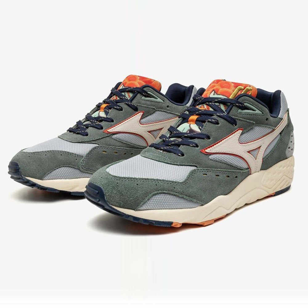 KMN♡ Tênis Mizuno Contender Rijksmuseum Cinza