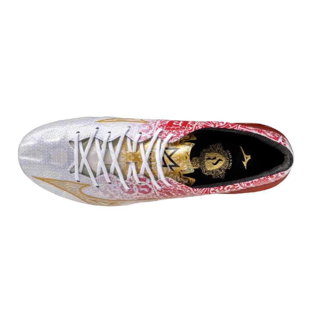 Chuteira de Campo Mizuno Alpha SR4 Japan Branco