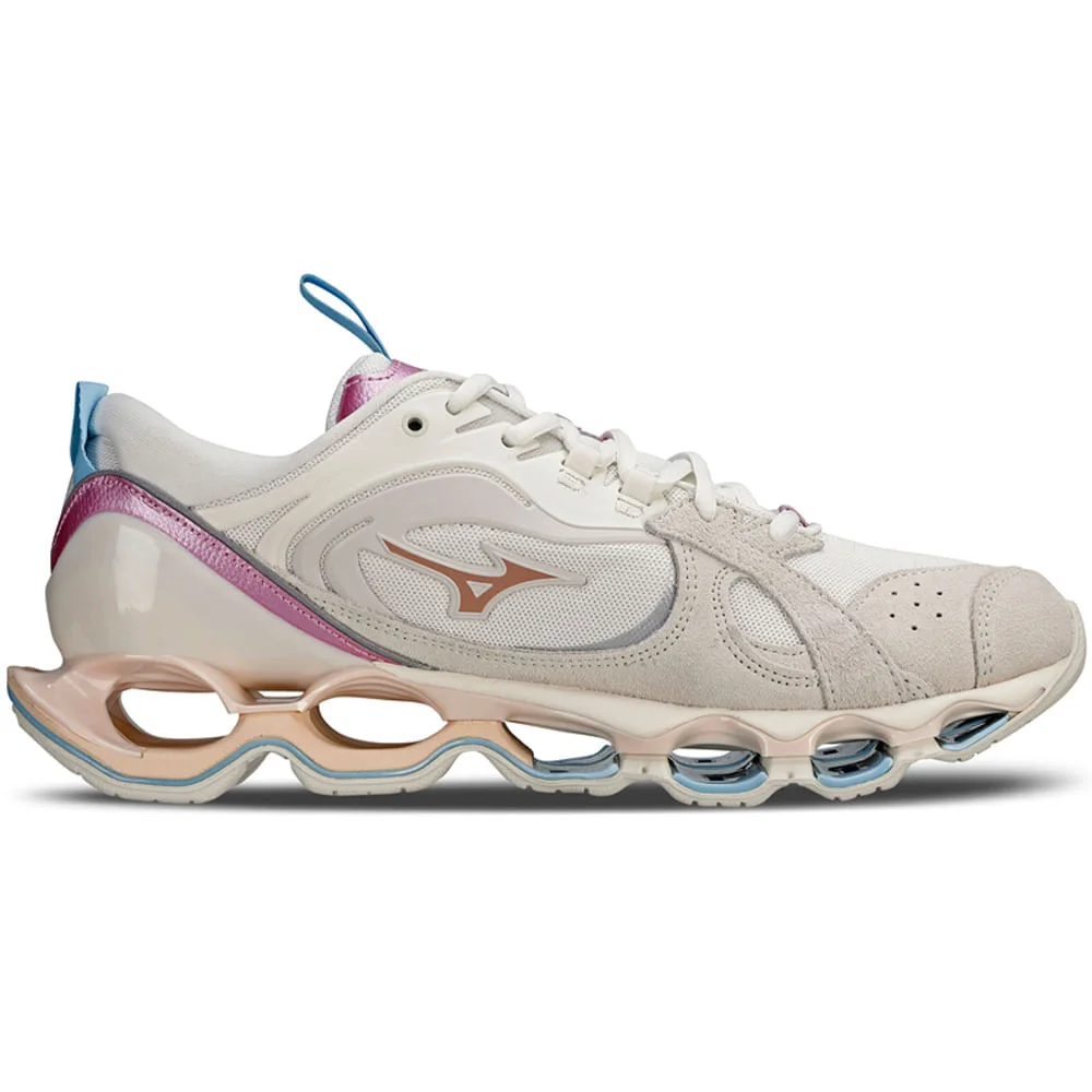 Tênis Casual Mizuno Wave Prophecy Beta 2 Fashion Lover Bege 4