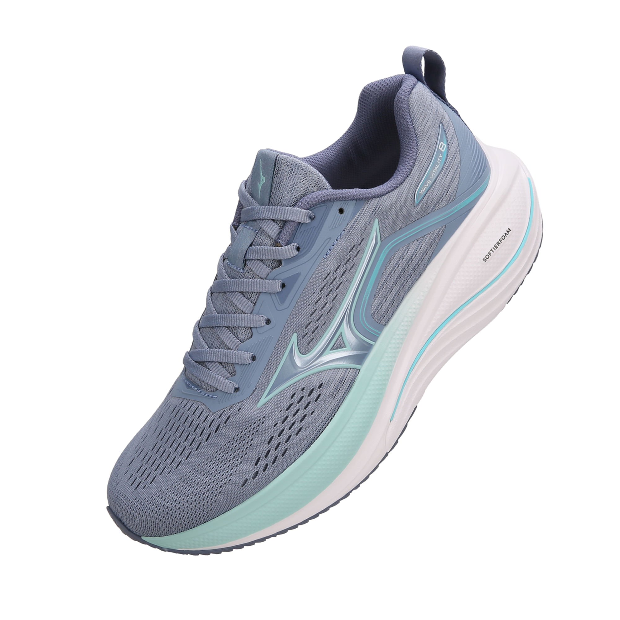 Tênis de Corrida Mizuno Wave Vitality 8 Azul/Verde 6
