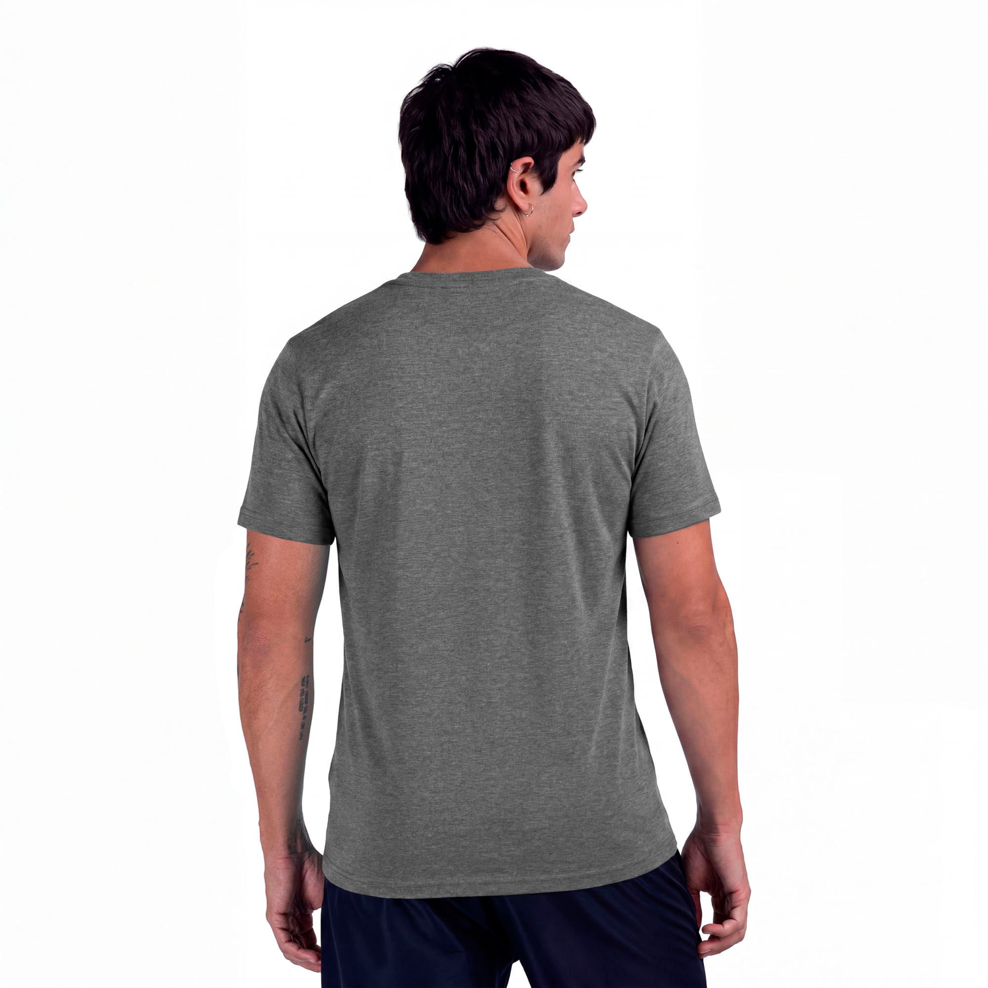 Camiseta de Treino Mizuno Lifestyle Masculina Cinza 3