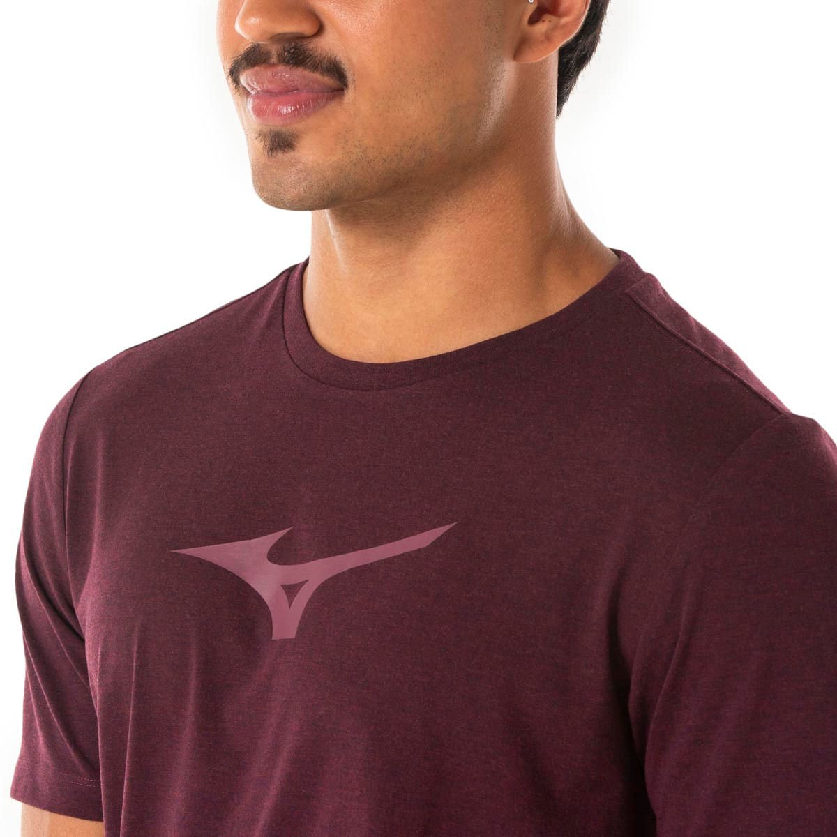 Camiseta de Treino Mizuno Lifestyle Masculina Roxo 3