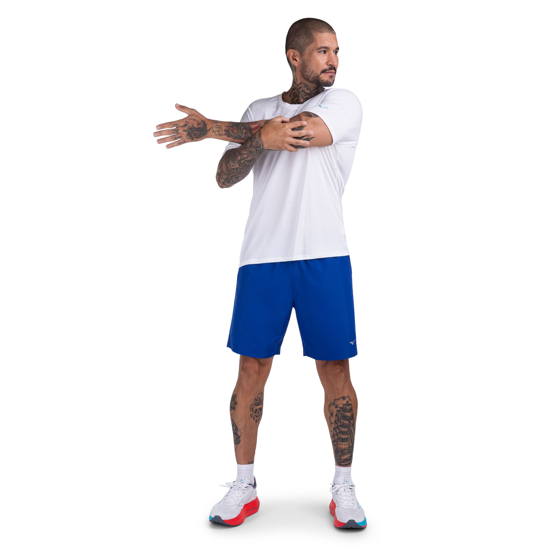 Bermuda de Treino Mizuno Energy 7 Masculina Azul 5