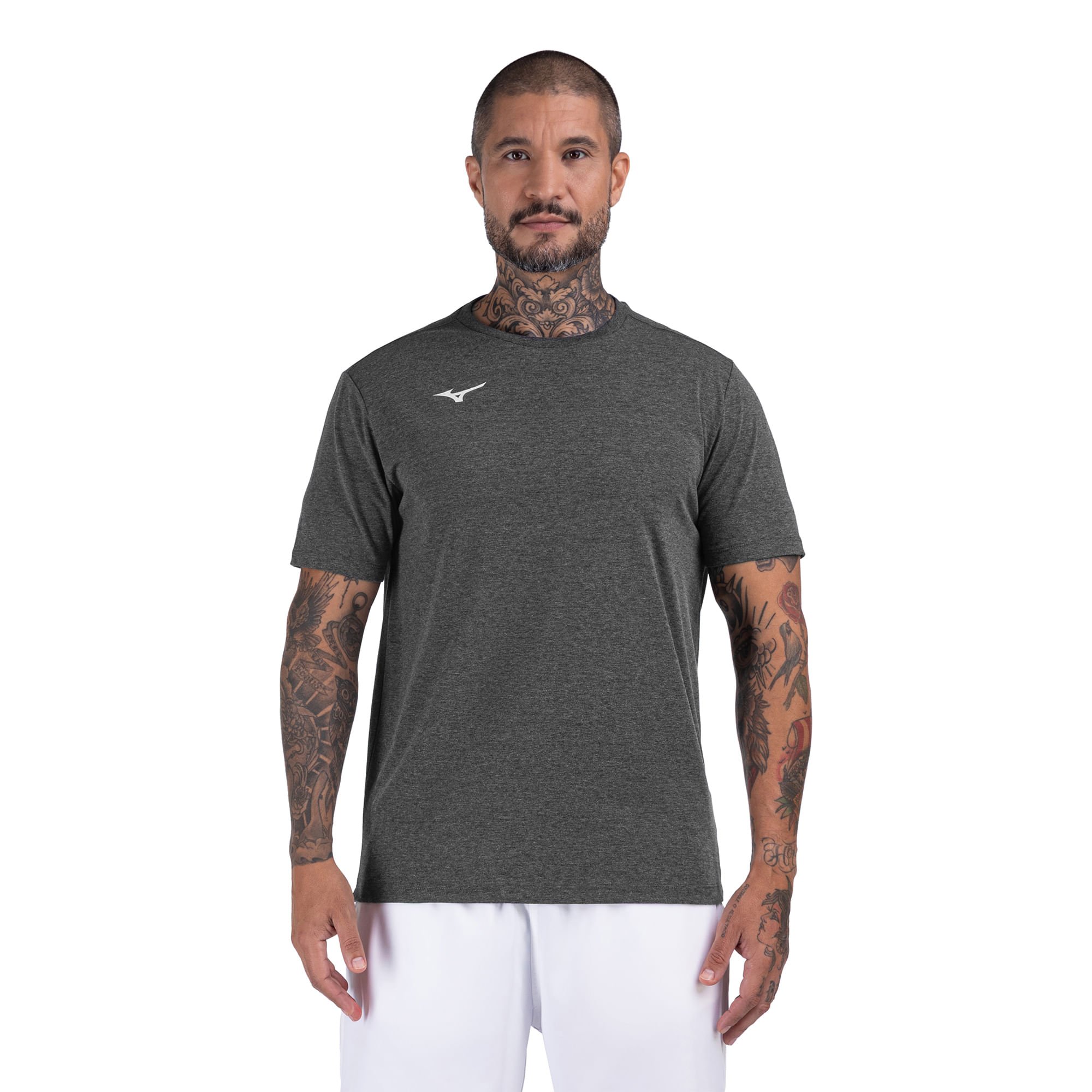 Camiseta de Treino Mizuno Lifestyle Logo Masculina