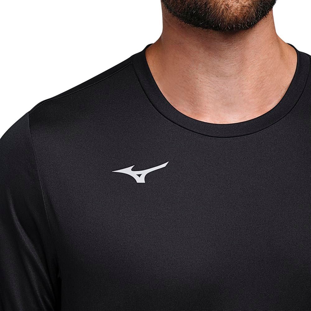 Camiseta de Treino Manga longa Mizuno Energy 2.0 Masculina Preto 2