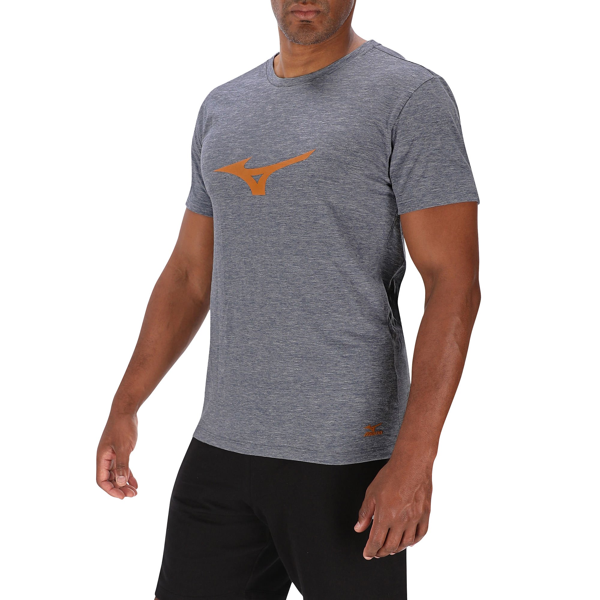 Camiseta de Treino Mizuno 1906 Masculina Cinza 2