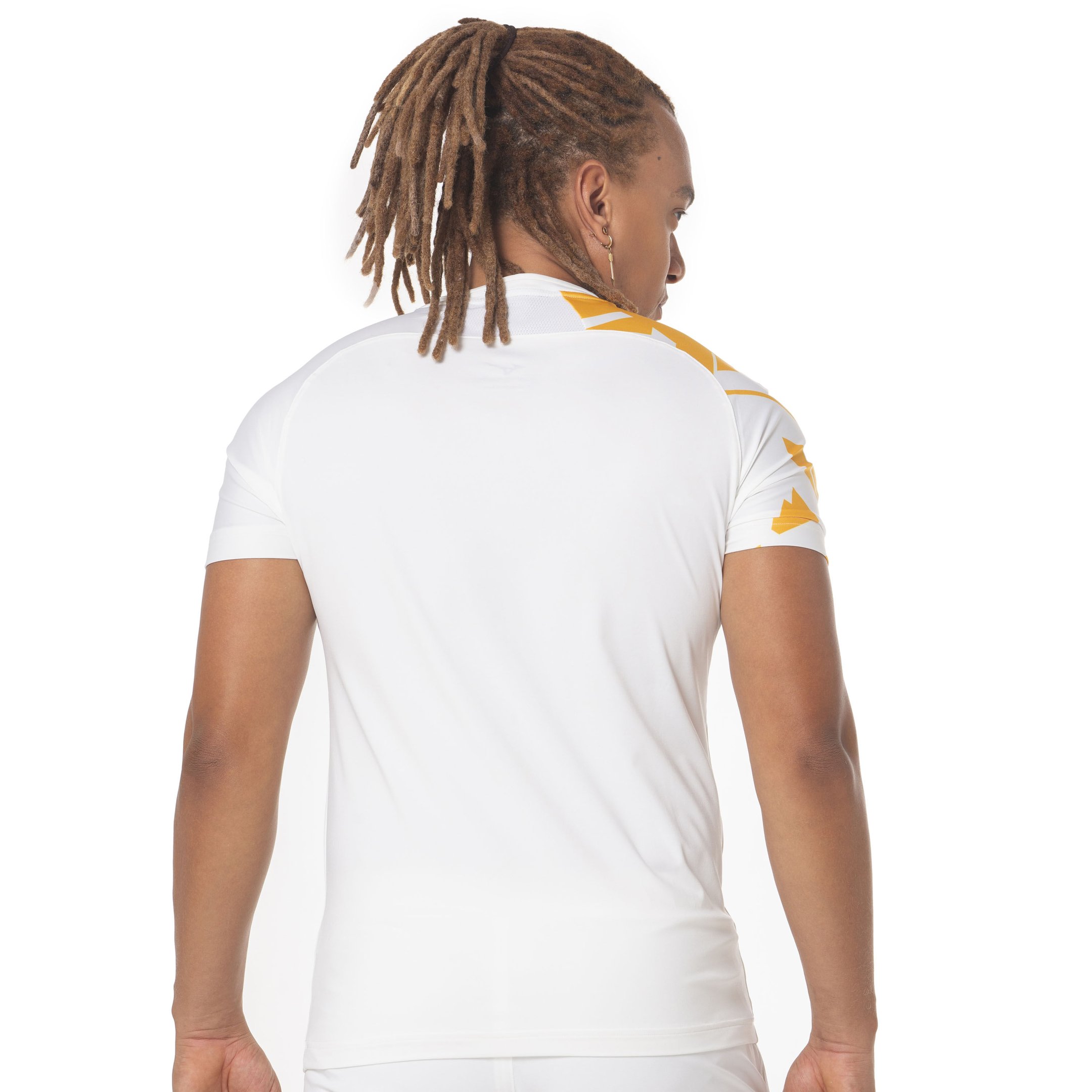 Camiseta de Tennis Mizuno Daybreakers Shadow Masculina Branco 2