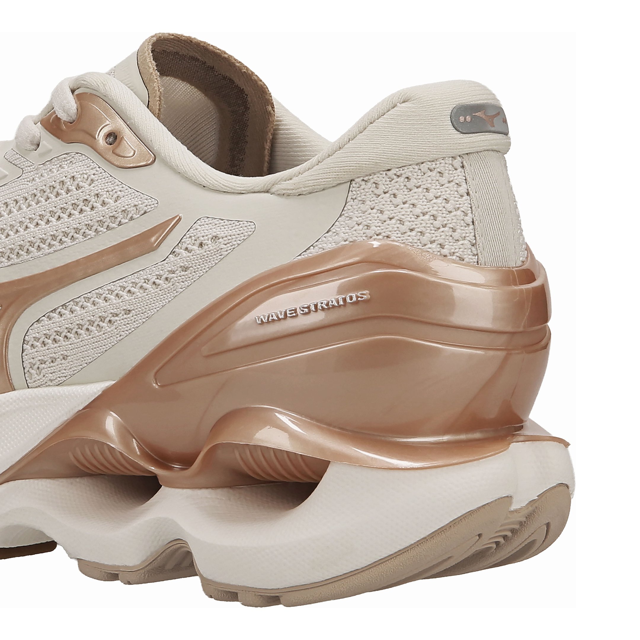 Tênis de Corrida Mizuno Wave Stratos 4 Bege 8