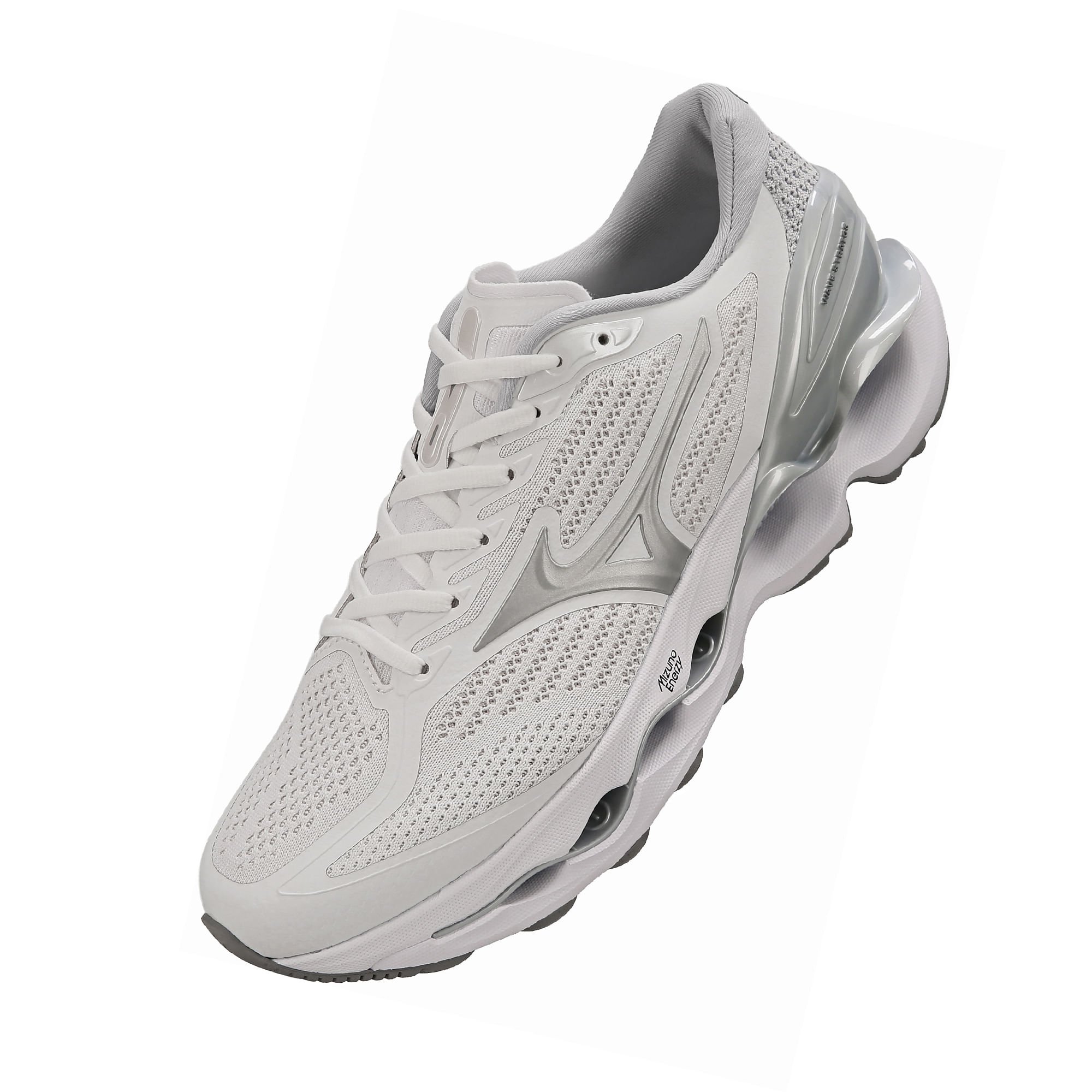 Tênis de Corrida Mizuno Wave Stratos 4 Branco 6