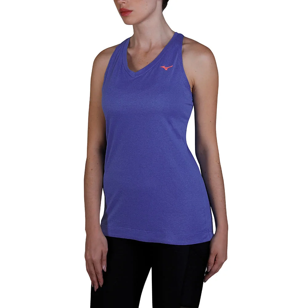 Regata de Treino Mizuno Singlet Feminina Azul 2