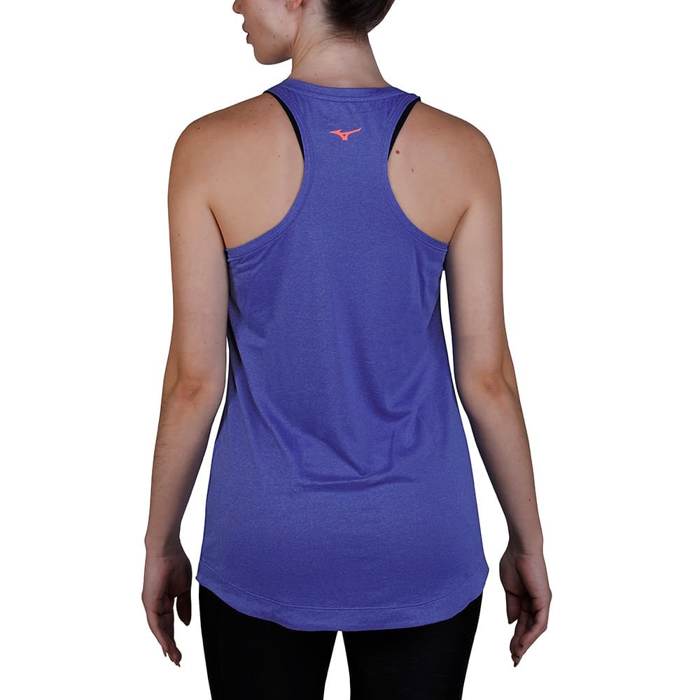 Regata de Treino Mizuno Singlet Feminina Azul 3