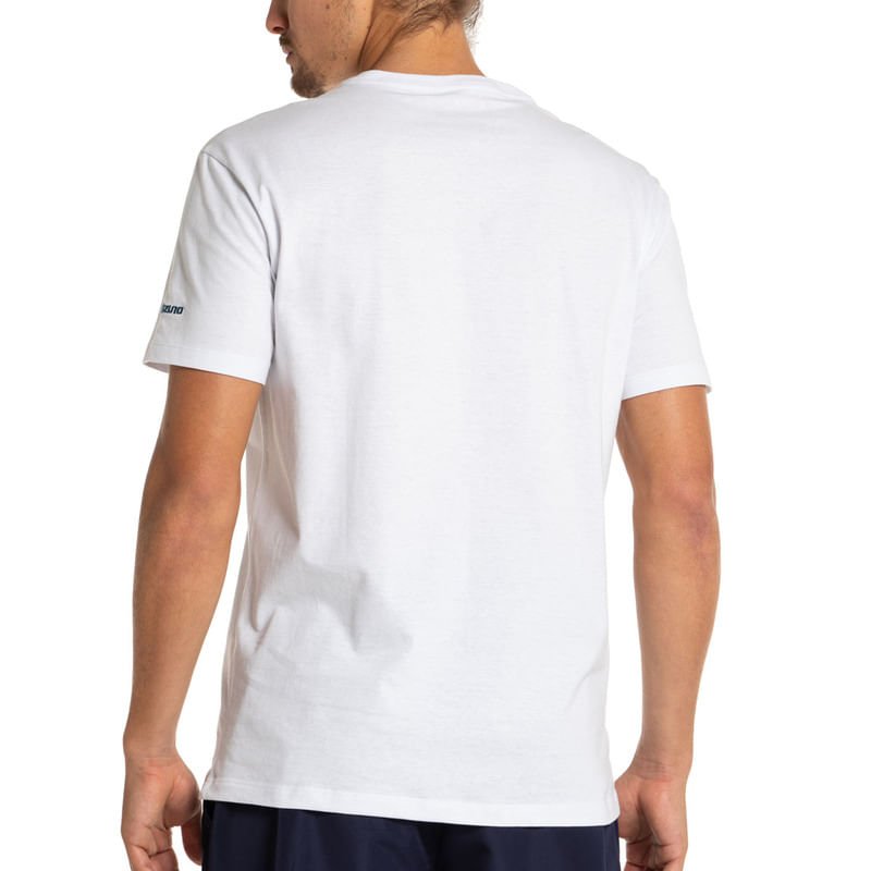 Camiseta Masculina Mizuno Osaka 2 Branco 2