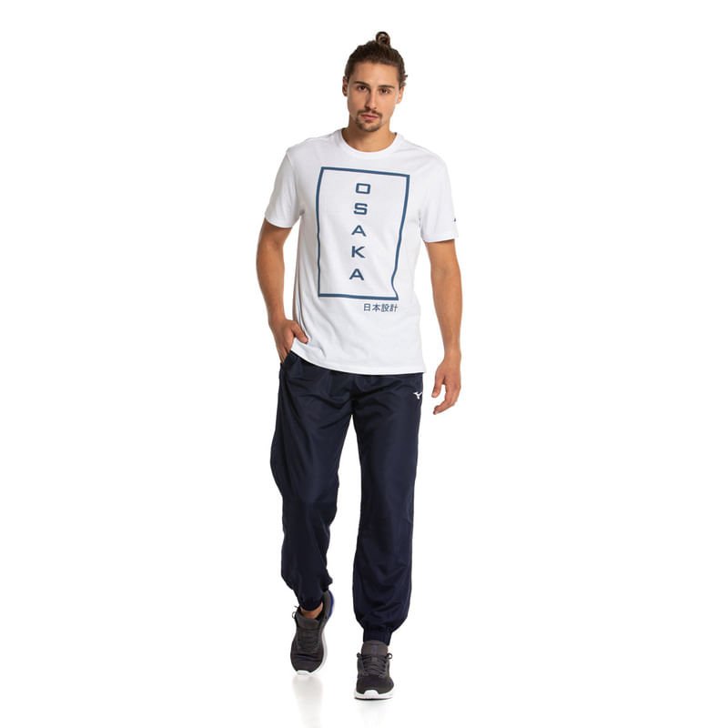 Camiseta Masculina Mizuno Osaka 2 Branco 4