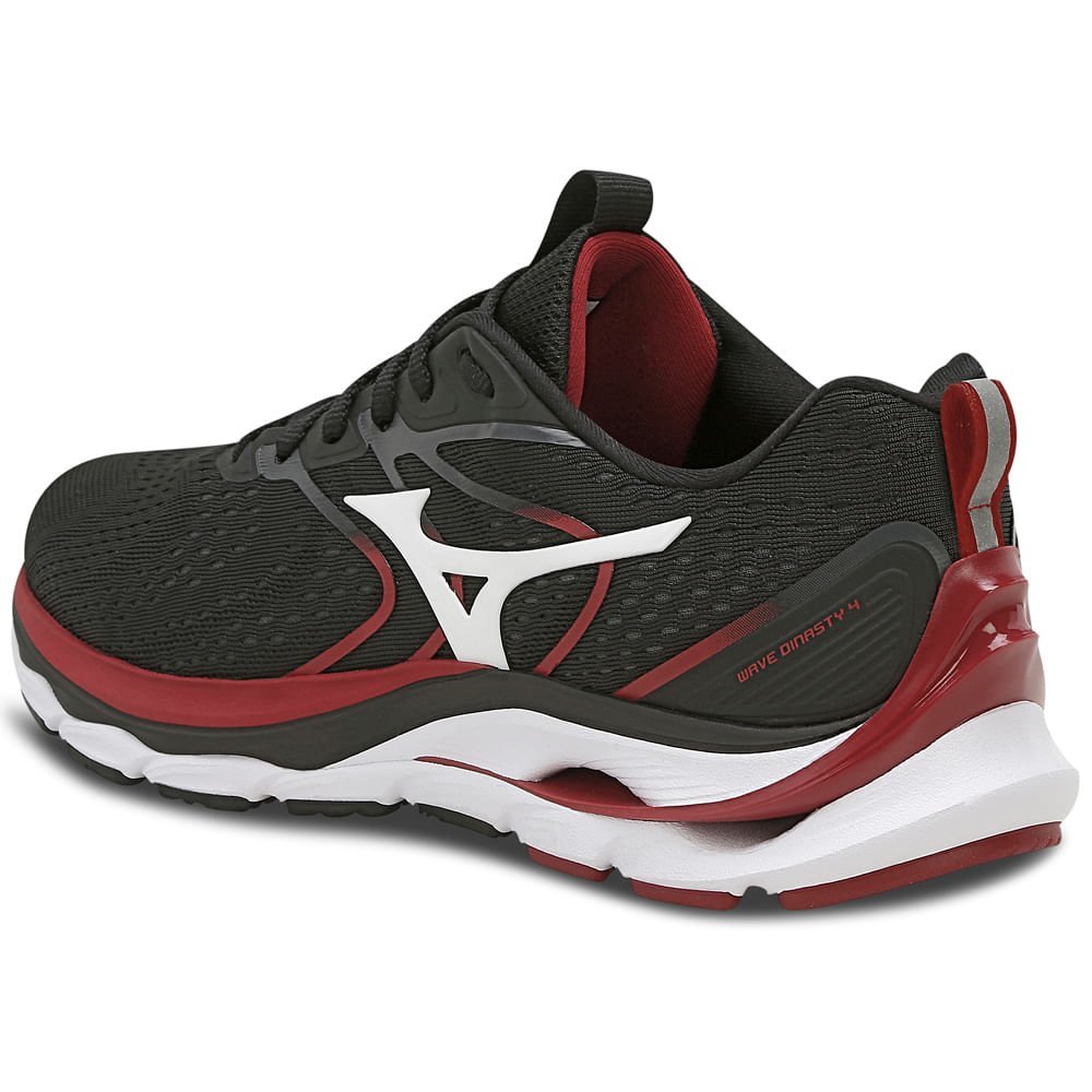 Tênis de Corrida Masculino Mizuno Wave Dynasty 4 Preto 2
