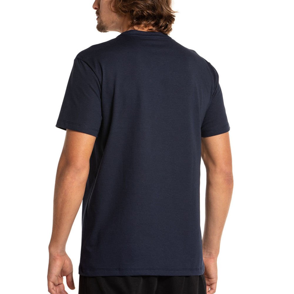Camiseta Casual Masculina Mizuno Big Logo Azul 2