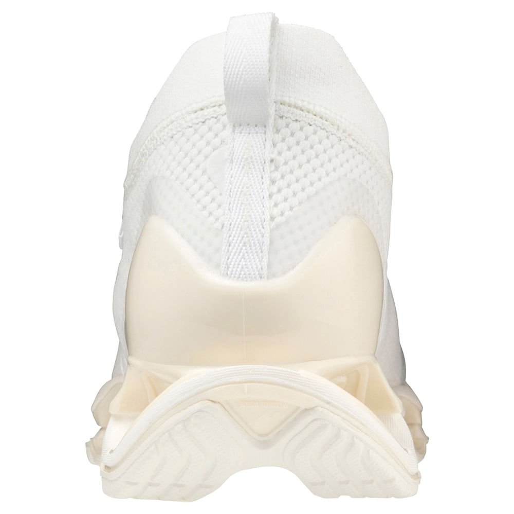 Tênis Casual Unissex Mizuno Wave Prophecy Beta Branco/Bege 2